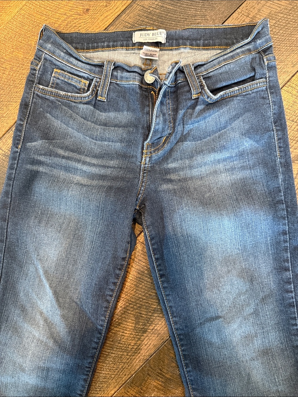 Judy Blue Classic Dark Blue Women's Skinny Jeans - Picture 5 of 6